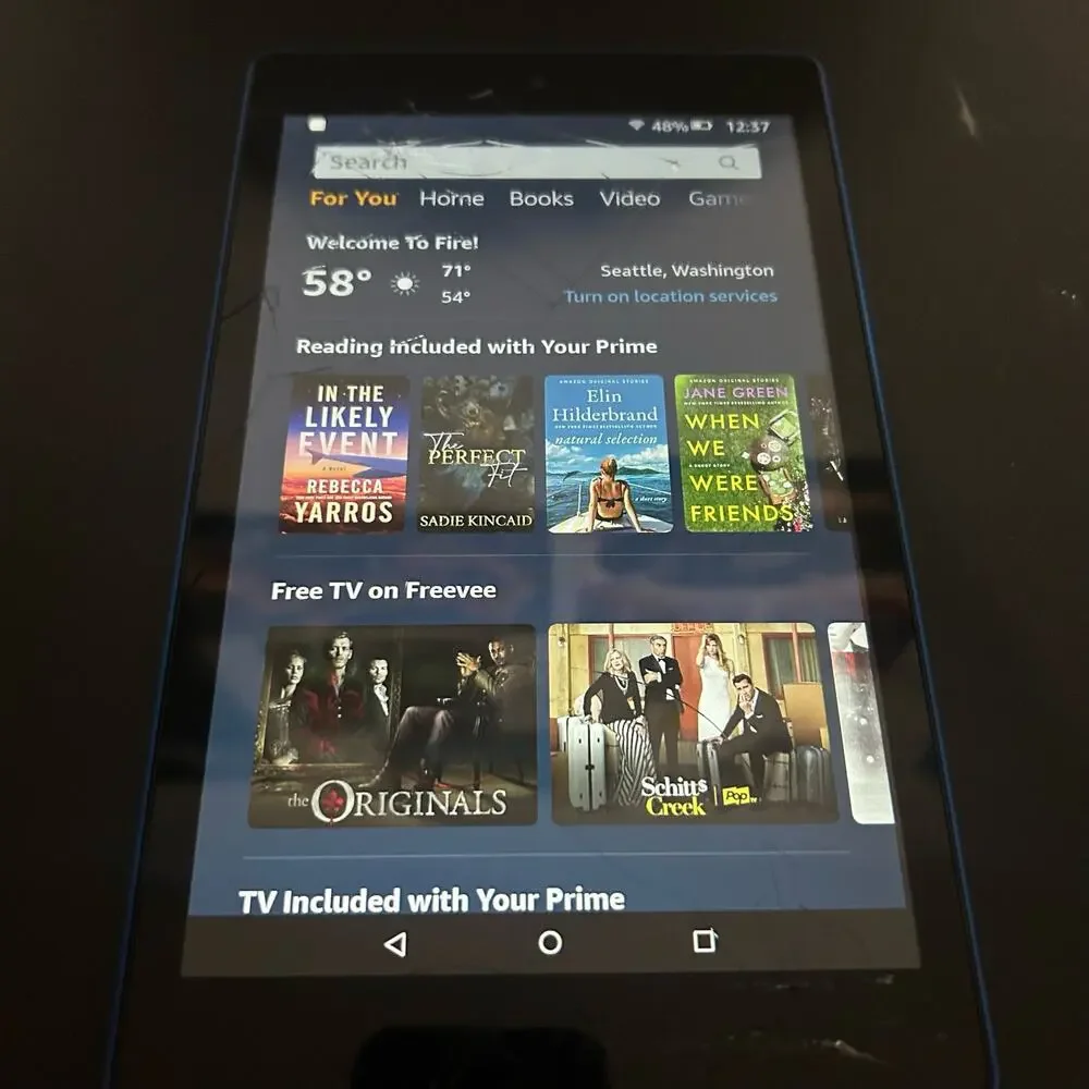 Amazon Fire HD 8 tablet, 8” HD, 64 GB, 30% faster processor, 2022 release, Blue